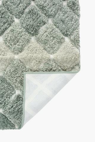 Cotton Mingle Diamond Bath Mat Extra Large