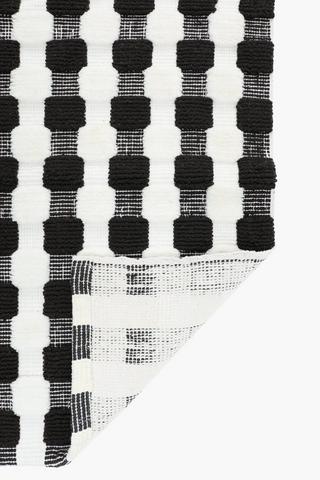 2 Tone Checkered Bath Mat, 50x80cm