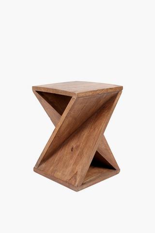 Twist Cube Side Table