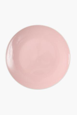 Rim Glaze Ceramic Dinner Plate