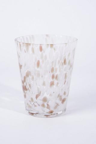 Speckle Cylinder Vase, 15cm