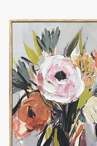 Painterly Bouquet Canvas, 50x70cm