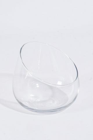 Slant Glass Hurricane, 11cm