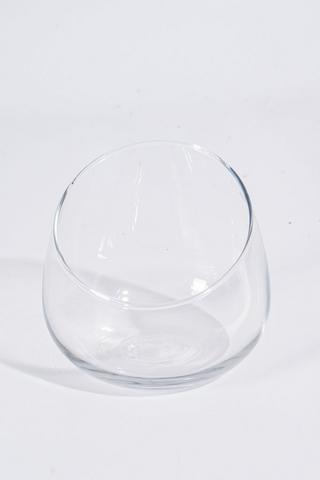Slant Glass Hurricane, 11cm