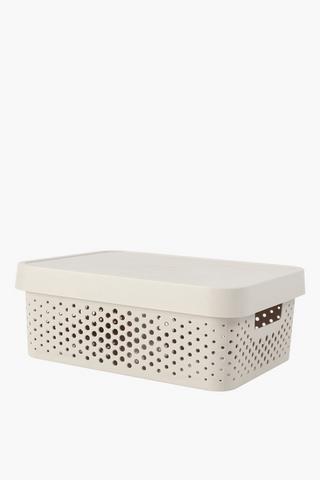 12l Dotted Basket