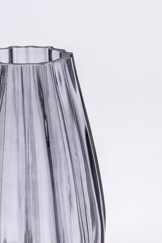 Ribbed Belly Vase, 19cm