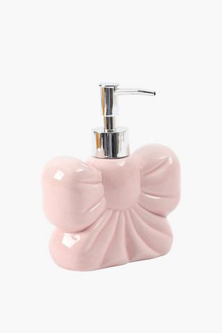 Shaped Ceramic Bow Soap Dispenser