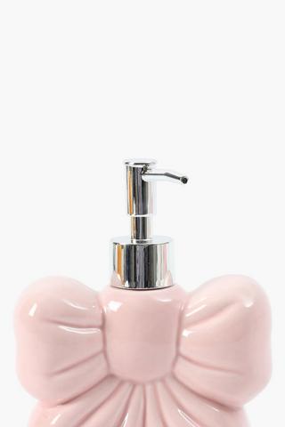 Shaped Ceramic Bow Soap Dispenser