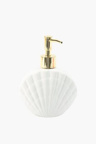 Shaped Ceramic Shell Soap Dispenser