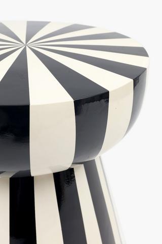 Doppler Stripe Side Table