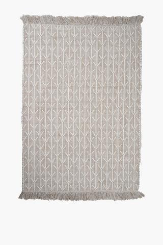 Jacquard Polycotton Boulders Rug, 120x180cm