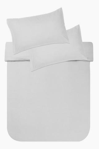 Winter Soft Touch Plain Duvet Cover Set