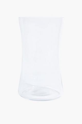 Glass Belly Vase, 30cm