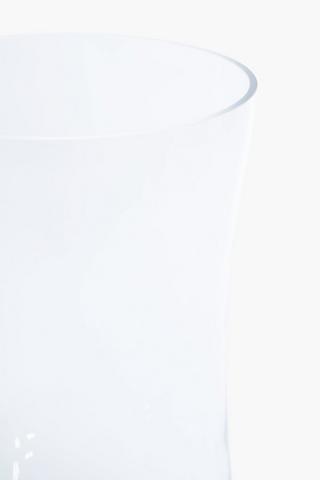 Glass Belly Vase, 30cm