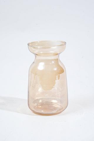 Amber Bud Vase, 15cm