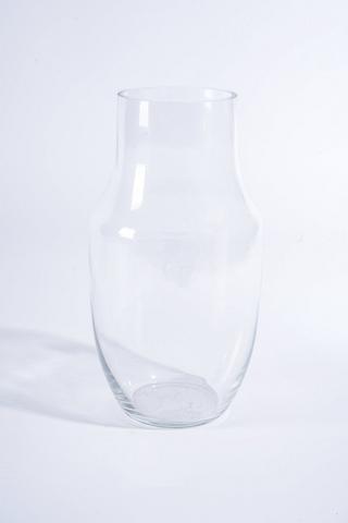 Bulb Glass Vase, 30cm
