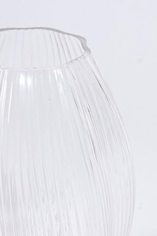 Ribbed Belly Vase, 27cm