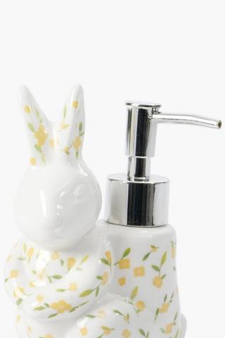 Ceramic Shaped Bunny Soap Dispenser