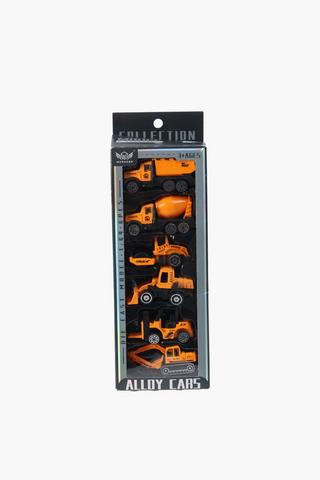 6 Piece Construction Truck Set