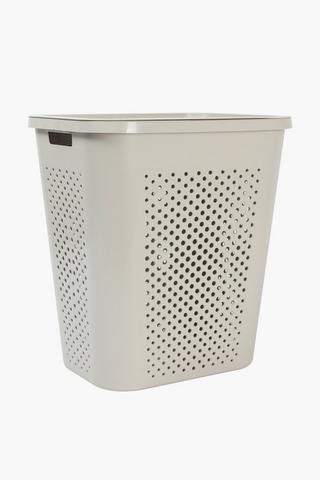 85l Dotted Laundry Basket, L55xw44xh59cm