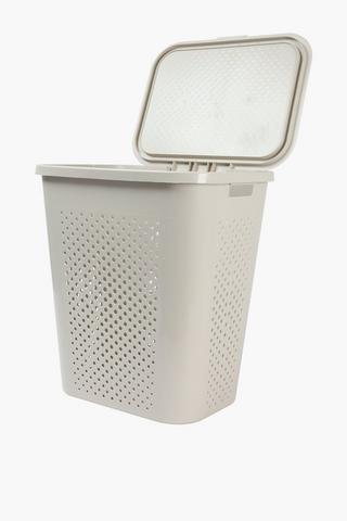 85l Dotted Laundry Basket, L55xw44xh59cm