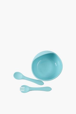 Silicone Feeding Bowl Set
