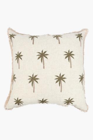 Premium Palm Tree Scatter Cushion, 60x60cm