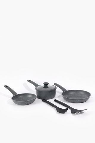 6 Piece Ubombo Carbon Steel Cookware Set