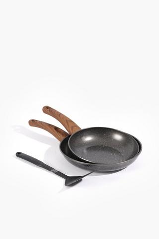 3 Piece Isando Non-frying Pan Set