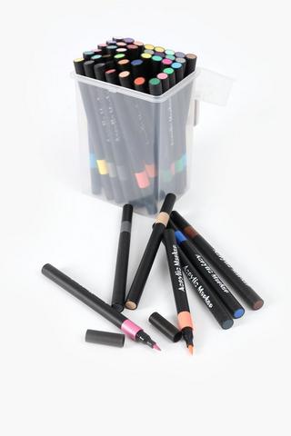 48 Piece Acrylic Markers