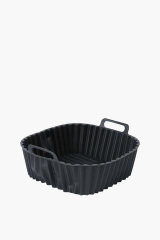 2 Pack Silicone Air Fryer Basket Liners