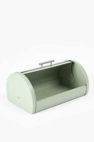 Roll Top Metal Bread Bin