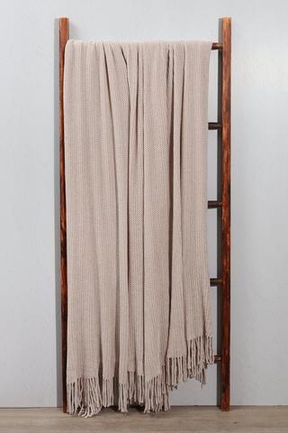 Chenille Ribbed Throw, 140x180cm