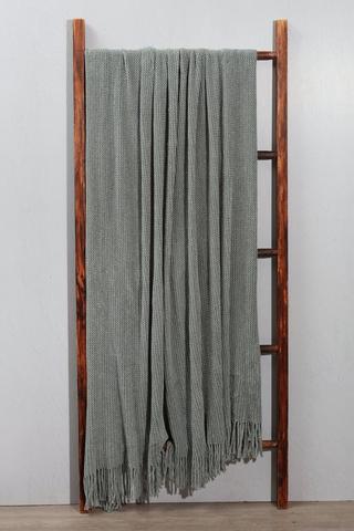 Chenille Ribbed Throw, 140x180cm
