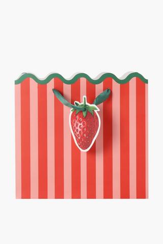 Colour Block Stripe Gift Bag Small