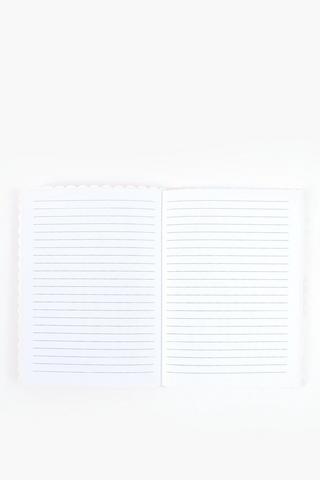 A5 Floral Foil Scalloped Notebook