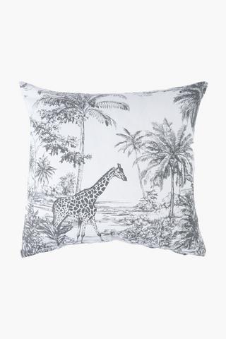 Printed Sa Toile Scatter Cover Only, 50x50cm