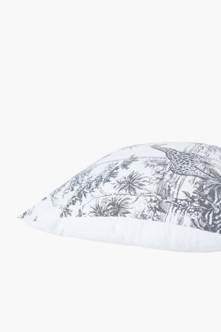 Printed Sa Toile Scatter Cover Only, 50x50cm