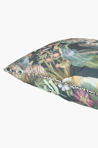 Extra Premium Desi Tropic Feather Filled Scatter Cushion, 60x60cm