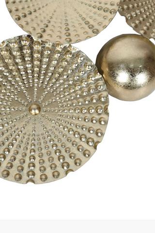 Dimensional Metal Circles, 50x112cm