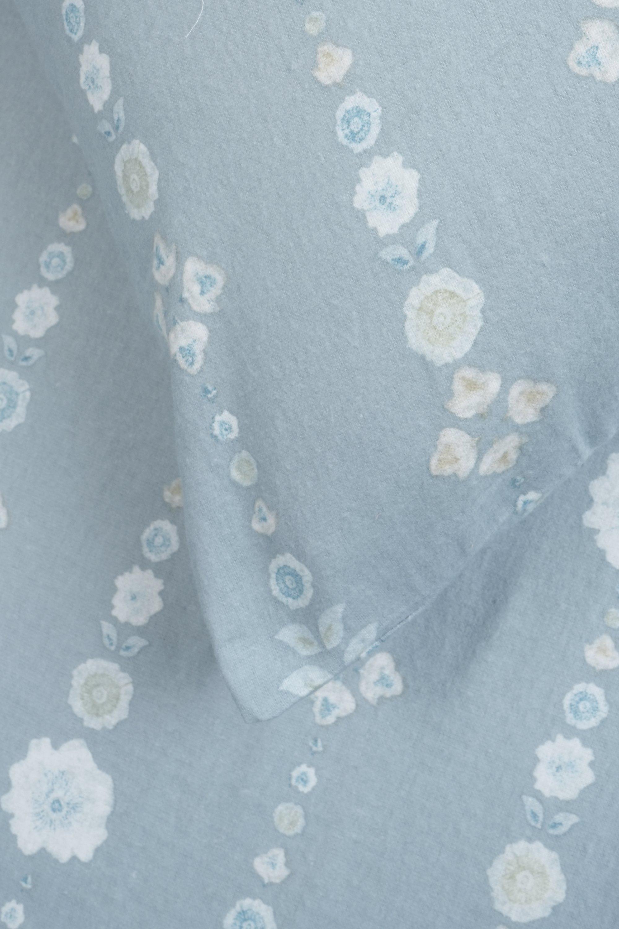 Premium Winter Brushed Cotton Paisley Fitted Sheet Extra Length