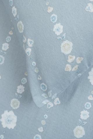 Premium Winter Brushed Cotton Paisley Fitted Sheet Extra Length Extra Depth