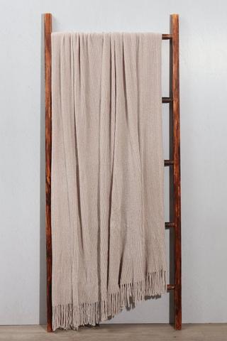 Chenille Ribbed Throw, 180x200cm