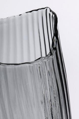 Ribbed Organic Bottle Vase, 14x34cm