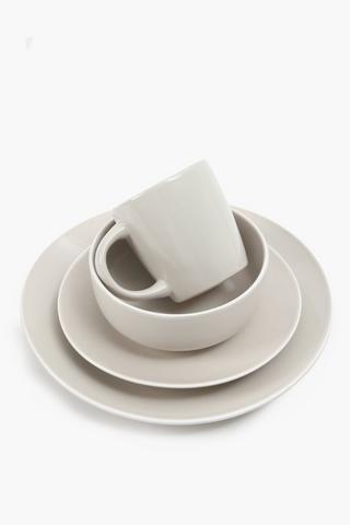 Rim Glaze Ceramic Dinner Plate