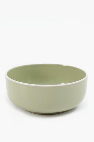 Rim Glaze Ceramic Bowl