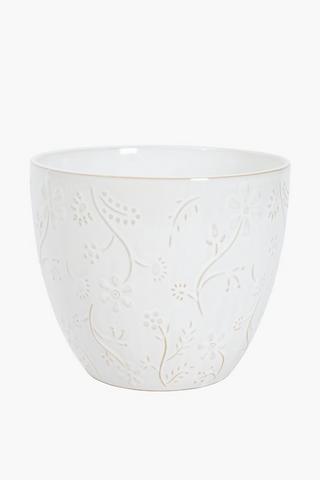 Haltia Ceramic Planter, 28x28cm