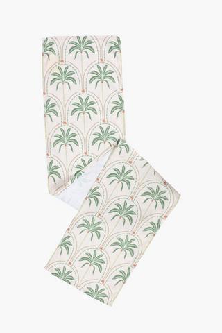 Palm Cotton Table Runner