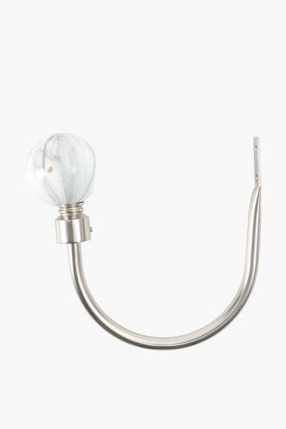 2 Pack Marble Brushed Curtain Holdback