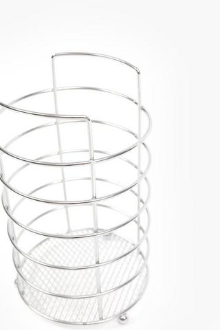 Chrome Utensil Holder